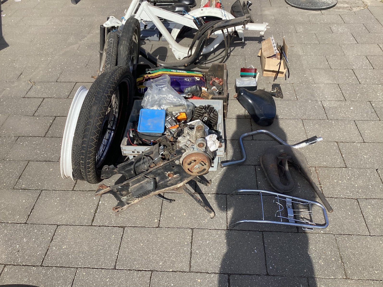 Lot camino onderdelen, Fietsen en Brommers, Ophalen, Gebruikt