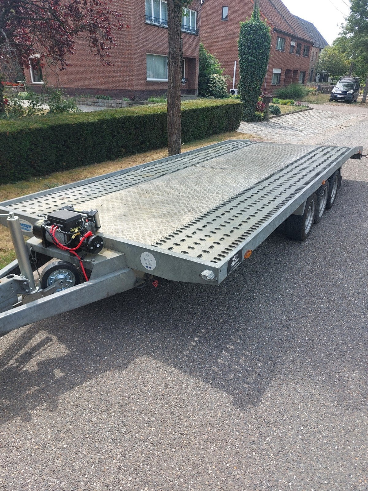 remorque de voiture/porte-voitures à 3 essieux-3500 kg MTM-5, Autos : Divers, Remorques, Enlèvement, Utilisé