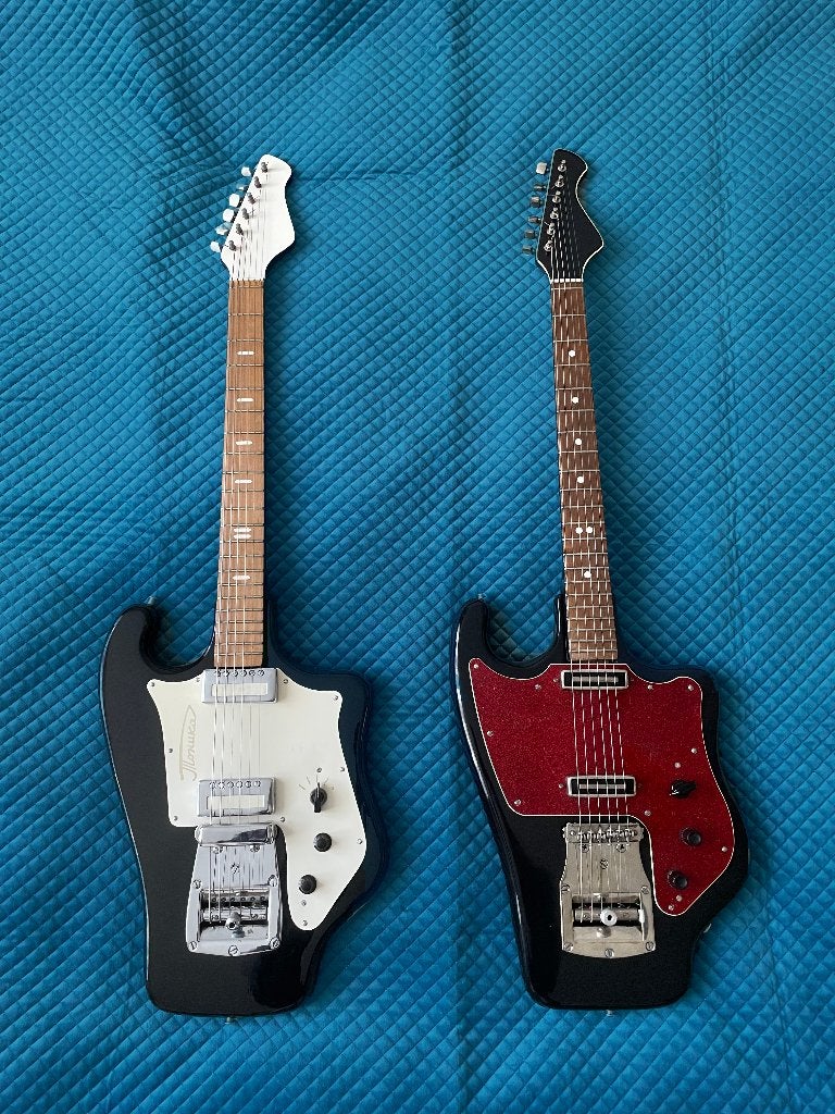 Tonika EG-650 - USSR Vintage Guitar - 70s / 80s, Muziek en Instrumenten, Ophalen of Verzenden, Gebruikt, Solid body, Overige merken