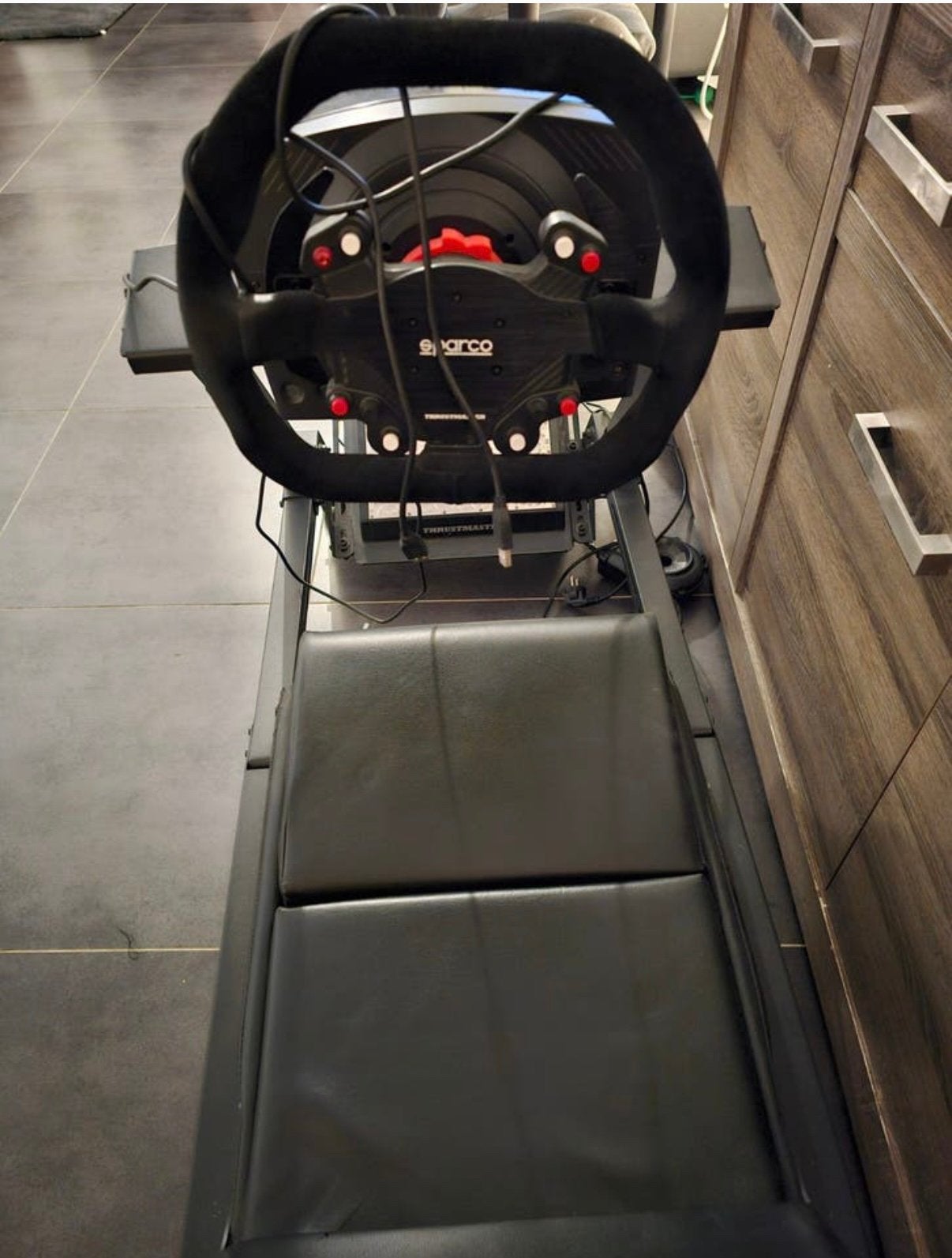Thrustmaster TS-PC wheel wiel stuur met load cell pedalen, Ophalen of Verzenden, Zo goed als nieuw