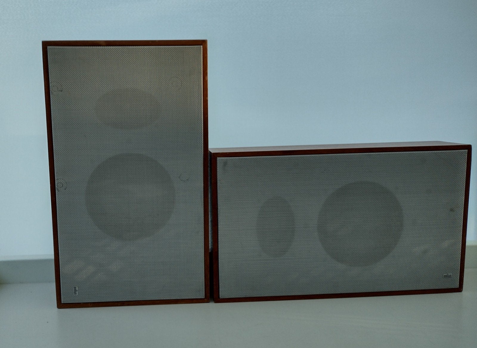 Haut-parleurs vintage Braun/ Dieter Rams, TV, Hi-fi & Vidéo, Enlèvement ou Envoi