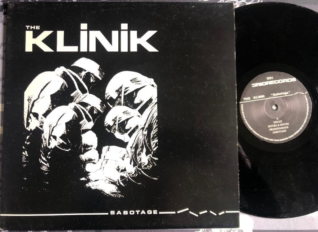 THE KLINIK  MELTING CLOSE + SABOTAGE & SABOTAGE, Cd's en Dvd's, Vinyl | Overige Vinyl, Gebruikt, Originele persing, 1980 - 1989