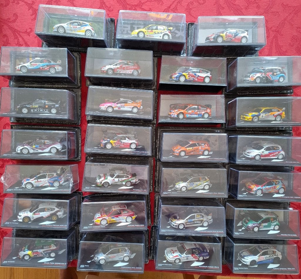 Voitures miniatures de rallye, lot de 27 pièces., Enlèvement, Neuf, Voiture