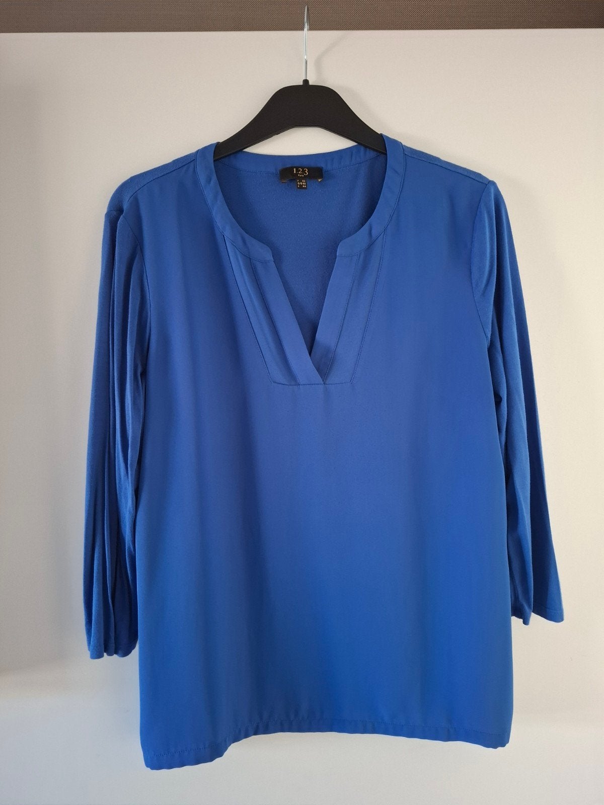 Bloesje 1 2 3, Kleding | Dames, Maat 38/40 (M), Blauw, Ophalen of Verzenden, Zo goed als nieuw