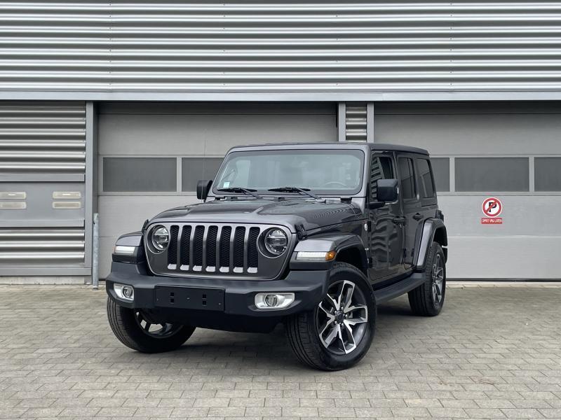 Jeep Wrangler Sahara Unlimited, Auto's, Automaat, Zwart, Overige kleuren, https://public.car-pass.be/vhr/a94ecf0b-d414-4263-ae11-85f61978af34