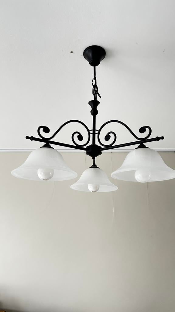 EGLO Murcia - Hanglamp - 3 Lichts - Zwart - Wit, Ophalen, Zo goed als nieuw