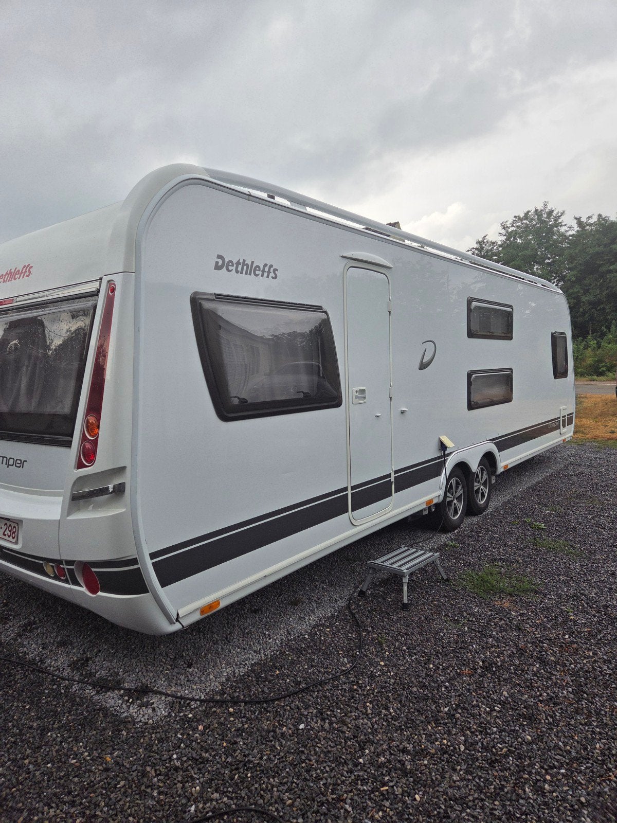 dethleffs camper met stapelbed, Stapelbed, Douche, Treinzit, Particulier