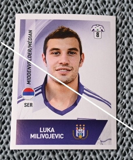 Panini Football 2014 RSC Anderlecht Luka Milivojevic, Collections, Envoi, Neuf, Affiche, Image ou Autocollant