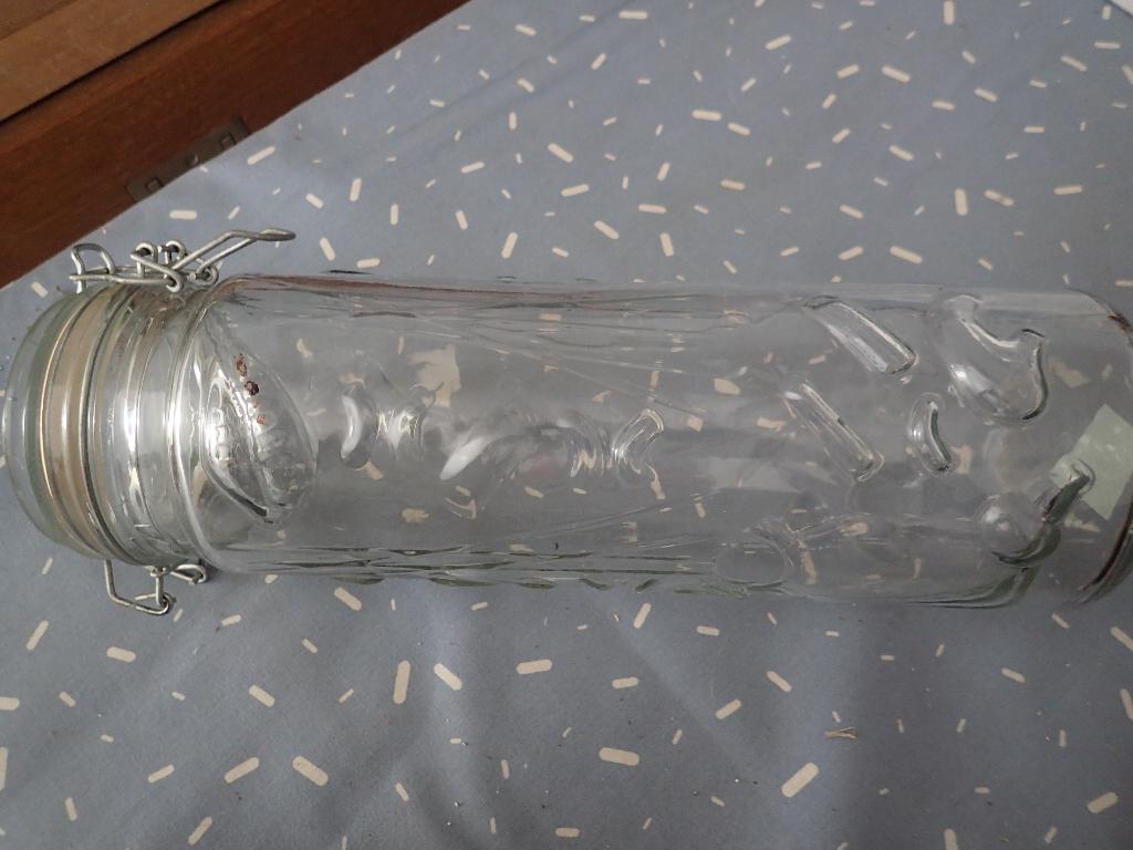 grote weck bewaar pot in glas, Huis en Inrichting, Keuken | Potten en Pannen, Ophalen of Verzenden, Zo goed als nieuw, Glas, Pot, Bus of Blik