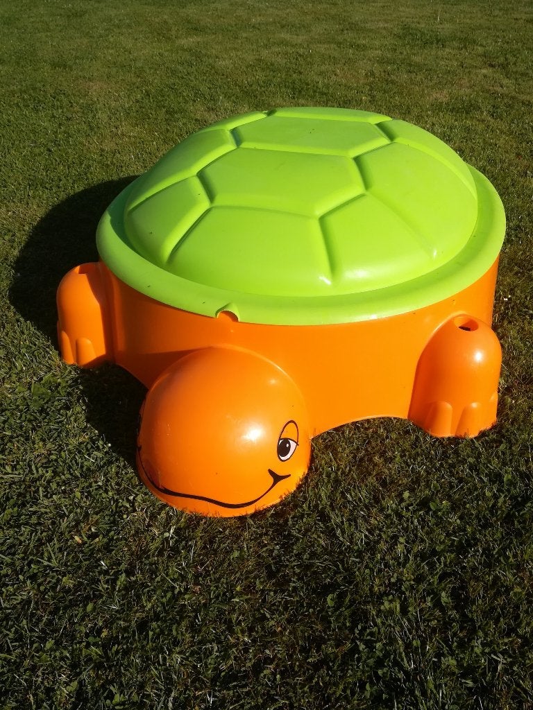 bac à sable / piscine tortue pour enfants, Enlèvement, Comme neuf