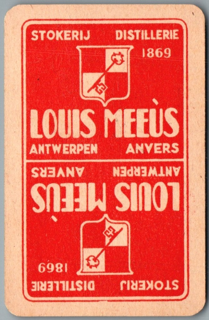 speelkaart - LK15877 - Louis Meeùs stokerij, Enlèvement ou Envoi, Comme neuf, Carte(s) à jouer
