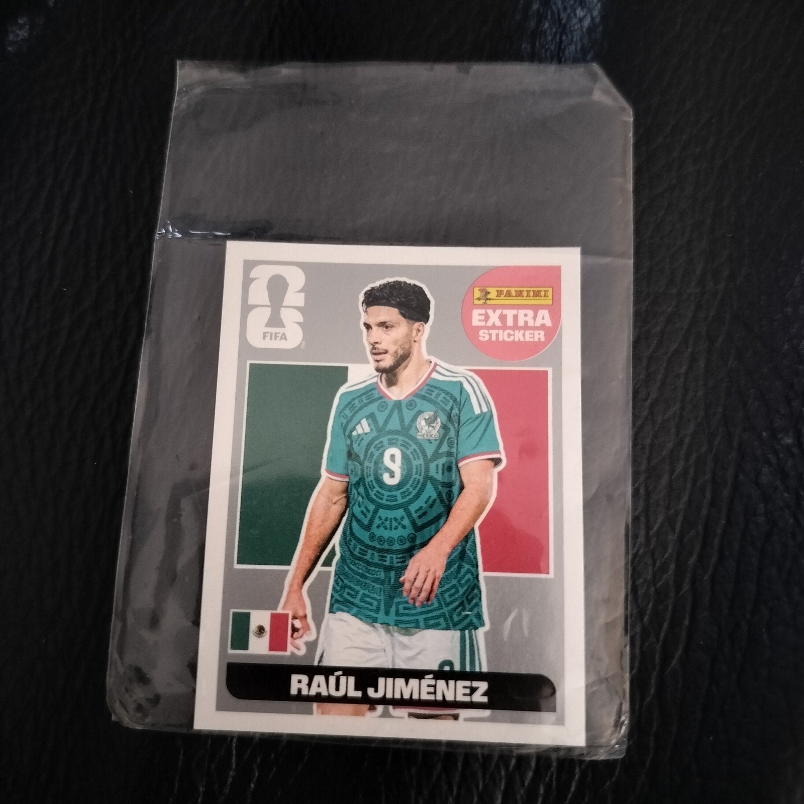 Extra stickers Raúl Jiménez zilver en Achraf Hakimi bronze, Ophalen, Nieuw, Spelerskaart