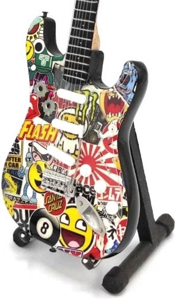 Miniatuurreplica Fender Stratocaster gitaar, Muziek en Instrumenten, Ophalen of Verzenden, Nieuw, Akoestische gitaar