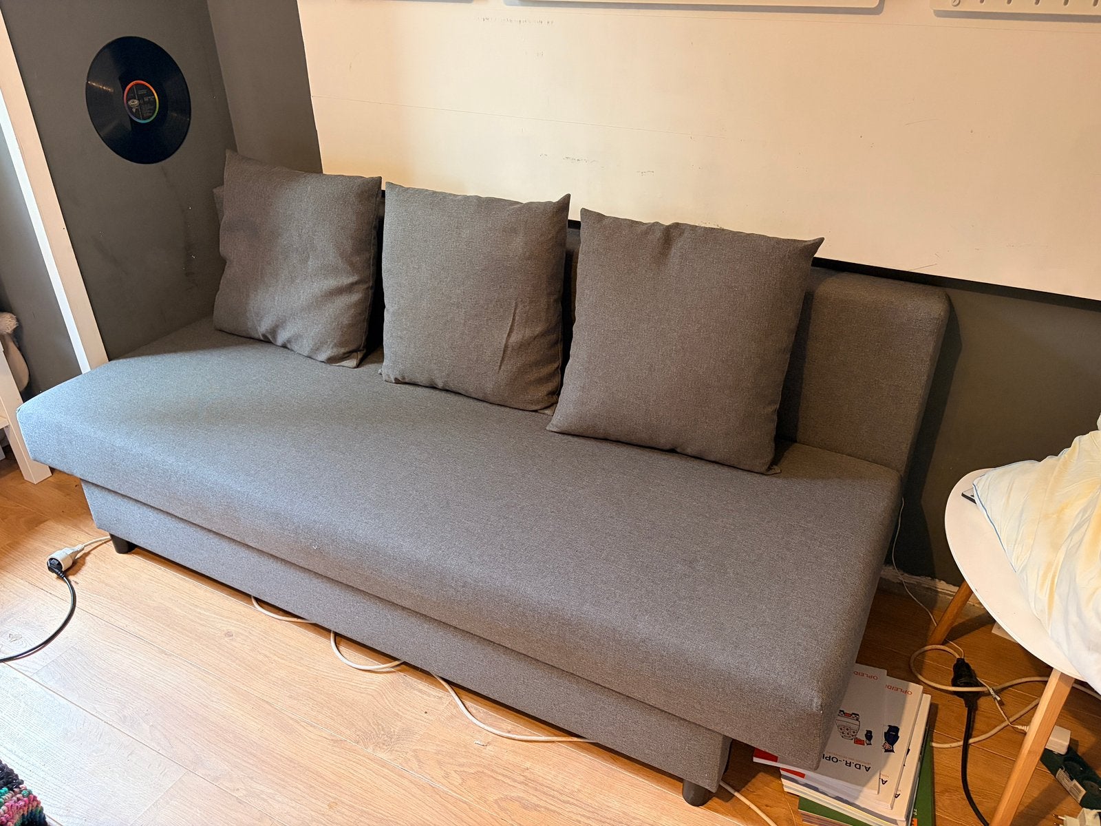 Älvdalen | 3 zits slaapbank IKEA, Ophalen, 140 cm, Zo goed als nieuw, Twijfelaar