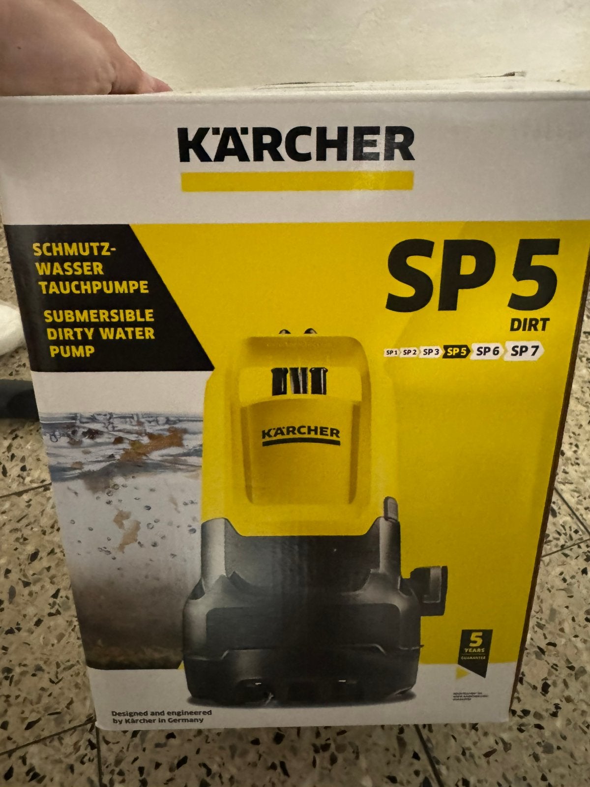 Kärcher SP 5 Dirt dompelpomp + accessoires – nieuwstaat, Ophalen, Nieuw, Dompelpomp