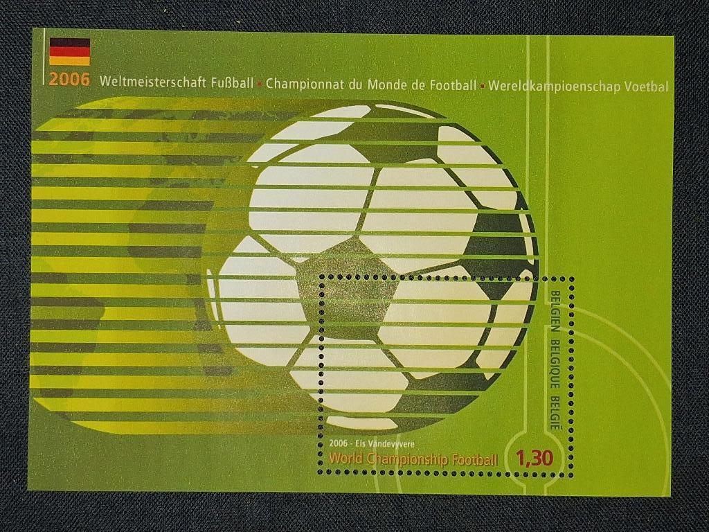 Belgique 2006 - Bloc Coupe du Monde Football - Neuf, Neuf, Enlèvement ou Envoi, Non oblitéré, Sport