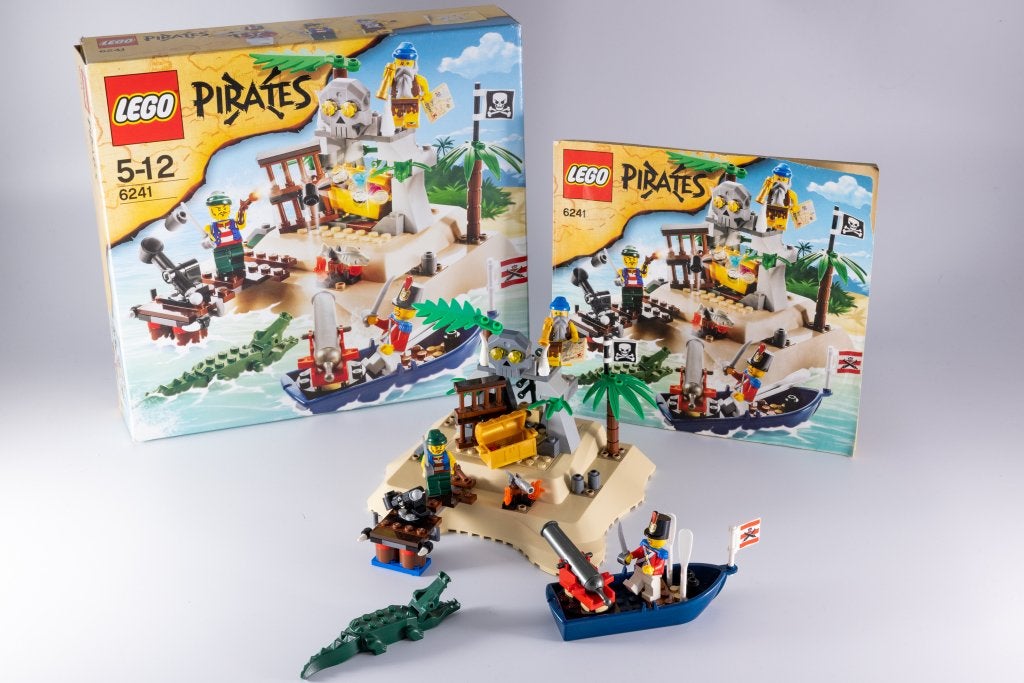 LEGO Pirates 6241 Loot Island avec boîte et manuel, Enlèvement ou Envoi, Lego, Ensemble complet, Pirates