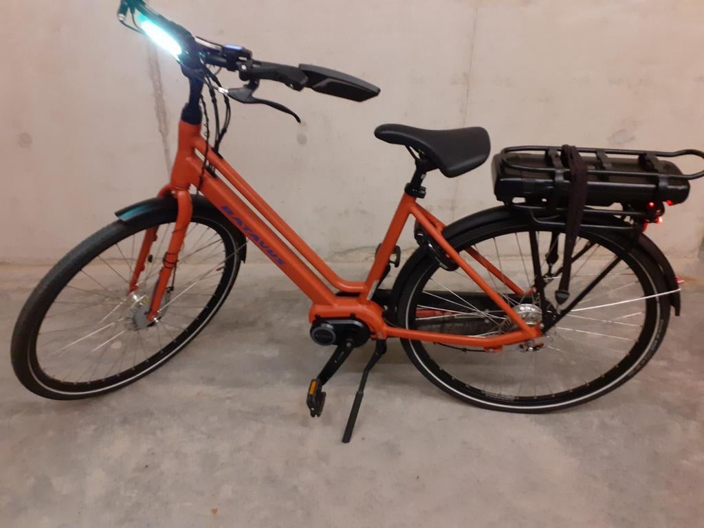 Prachtige elektrische fiets Batavus, 47 à 51 cm, Batavus, 50 km par batterie ou plus, Comme neuf