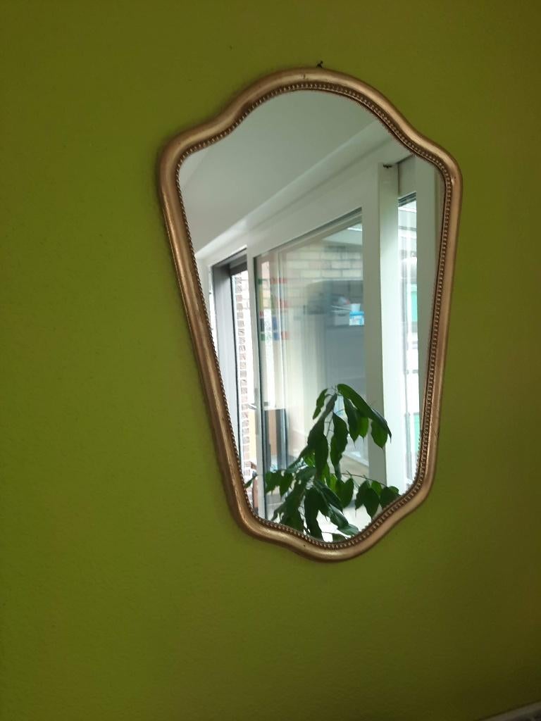 Spiegel (vintage), Huis en Inrichting, Woonaccessoires | Spiegels, Ophalen, Gebruikt, Minder dan 50 cm, Minder dan 100 cm