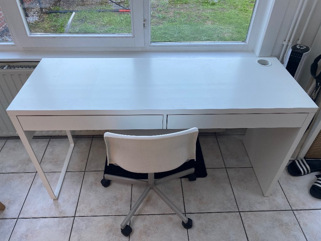 Bureau en stoel, Maison & Meubles, Bureau d'écolier, 50 cm, IKEA, Bois