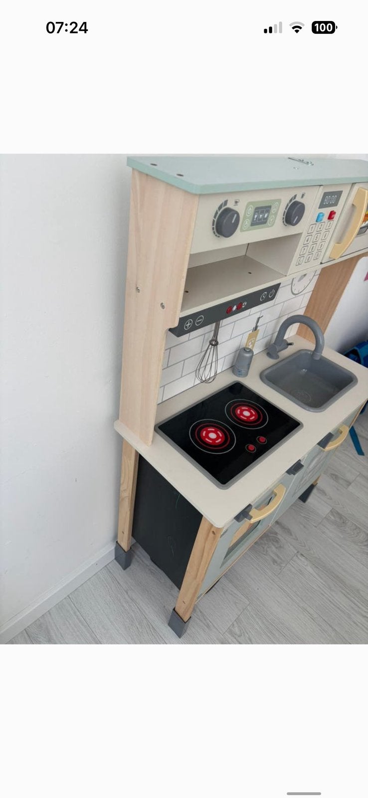 Speelgoed Keuken met vaatwasser, Kinderen en Baby's, Ophalen, Zo goed als nieuw, Hout, Speelkeuken