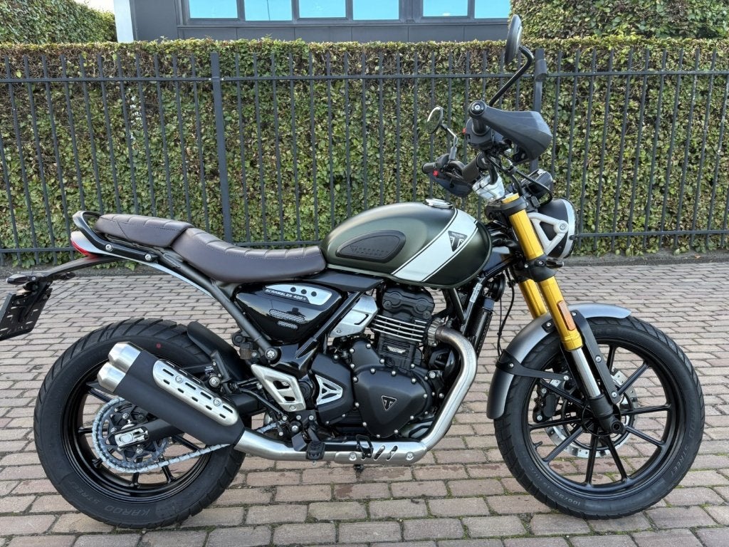 Triumph Scrambler 400 X, Motoren, 400 cc, Minimaal motorrijbewijs A2, Handgeschakeld, 1 cilinder