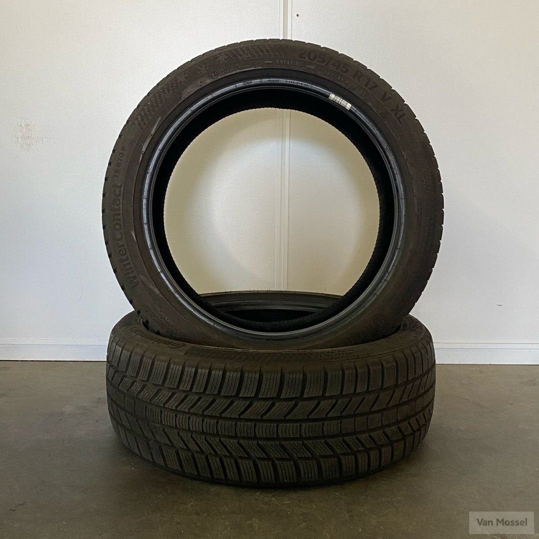 Continental WinterContact TS870P 205/45/R17 88V, Auto-onderdelen, Banden en Velgen, Gebruikt, -, -, 17 inch