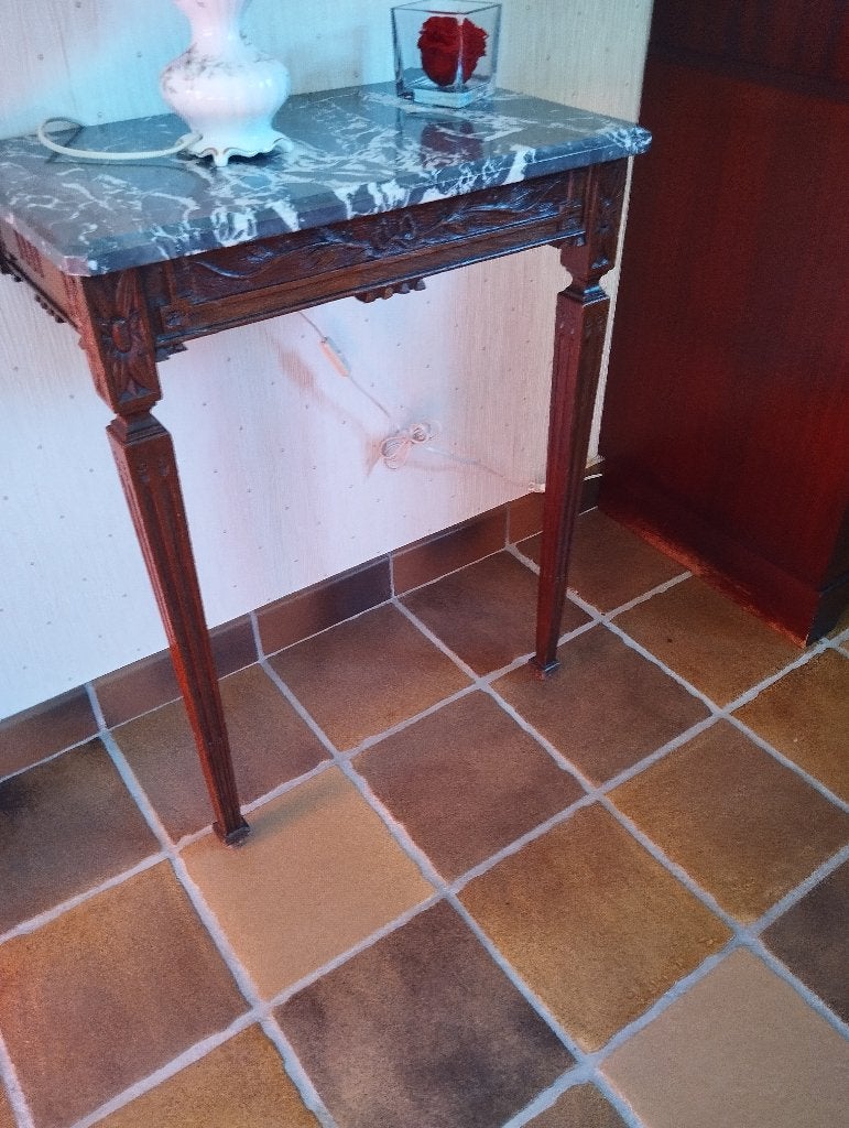 Table guéridon murale marbre, Enlèvement