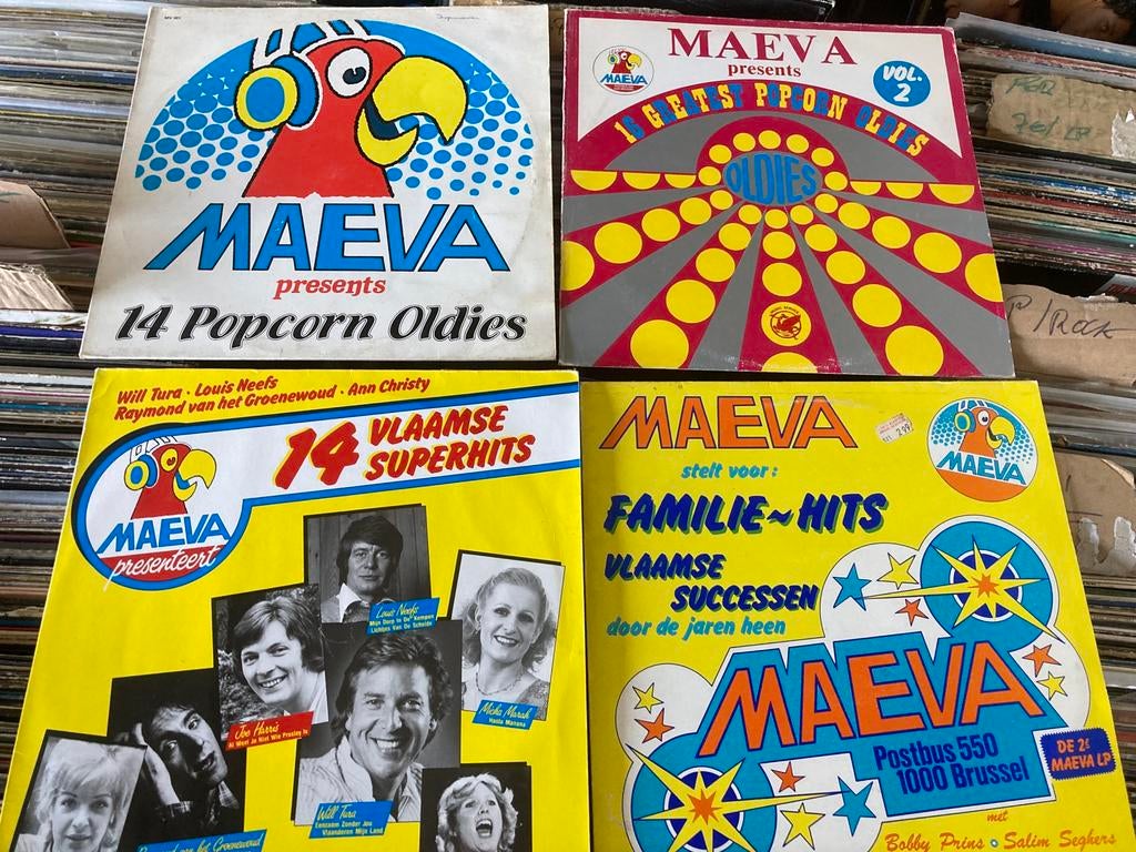 MAEVA / 4 Lp’s Samen, Enlèvement, Comme neuf