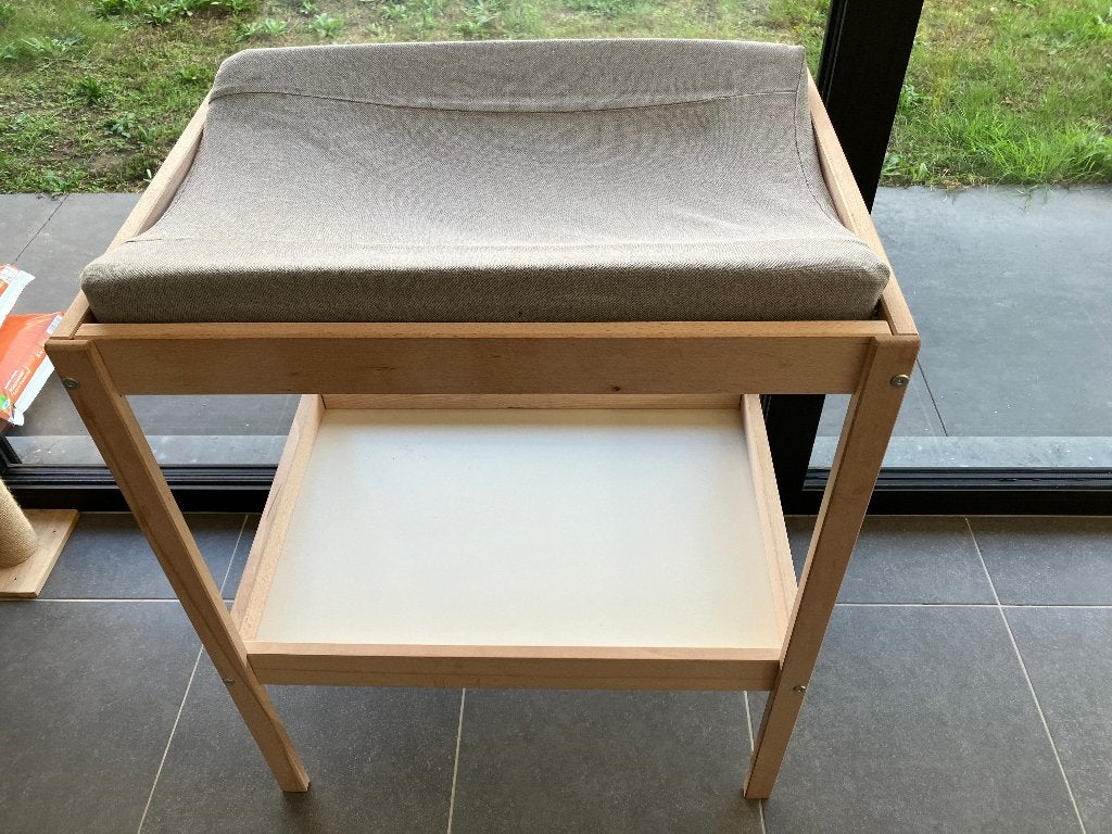 Verschoontafel Ikea met kussen, Enfants & Bébés, Enlèvement, Comme neuf, Autres types, Autres marques