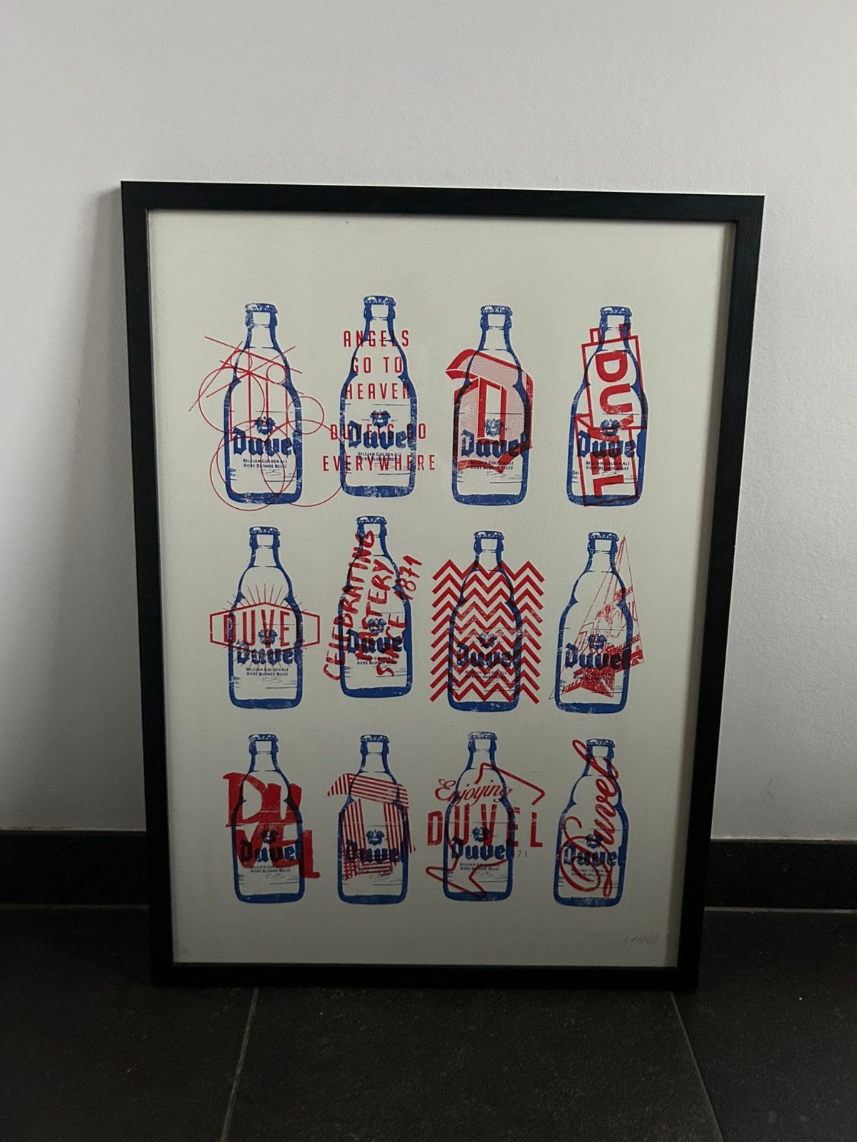 Duvel kader, Ophalen of Verzenden, Zo goed als nieuw