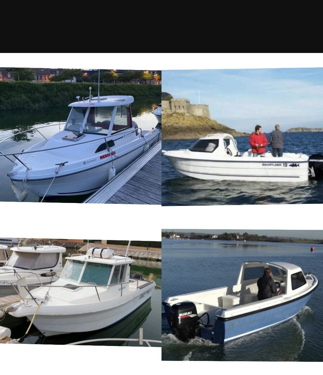 Recherche bateau cabine pêche promenade, Sports nautiques & Bateaux, Bateaux à moteur & Yachts à moteur, Enlèvement, Polyester