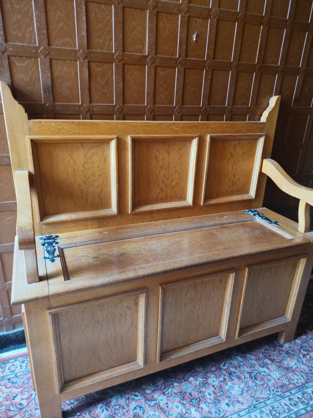 Banc en bois avec espace de rangement, Enlèvement