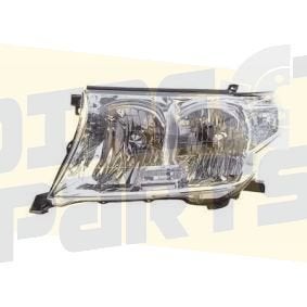 Toyota Land Cruiser 200 (-2/12) Koplamp Links (halogeen) Ori, -, Verzenden, -, Nieuw