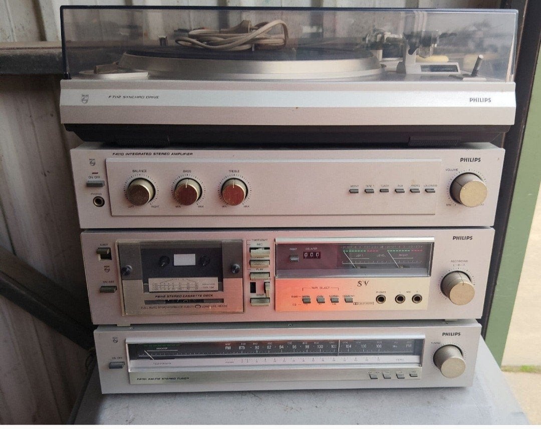 vintage stereo philips, Enlèvement ou Envoi, Philips