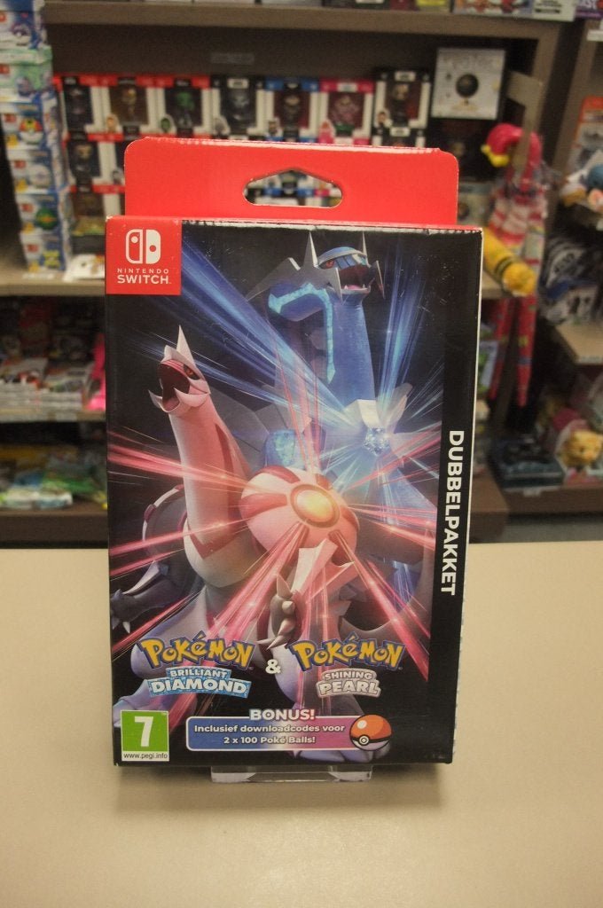Pokemon Brilliant Diamond & Shining Pearl DubbelPakket, 1 speler, Ophalen of Verzenden, Zo goed als nieuw, Nvt