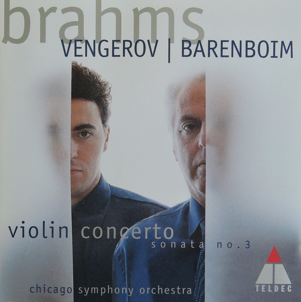 Brahms / Vioolconcert - Vengerov / Barenboim - TELDEC - 1999, Brahms, Ophalen of Verzenden, Zo goed als nieuw, Orkest of Ballet