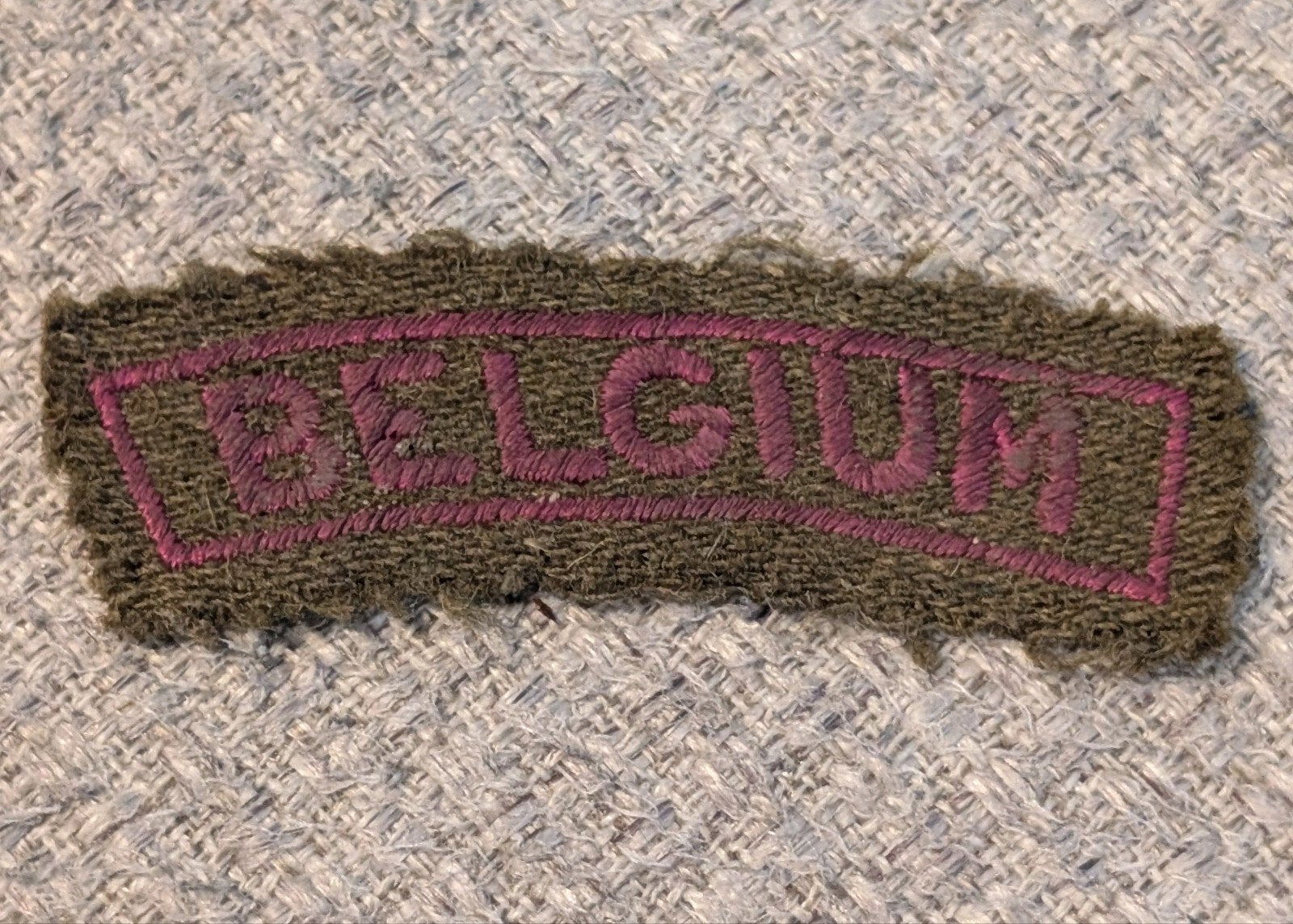 Belgium schouderbadge, Ophalen of Verzenden