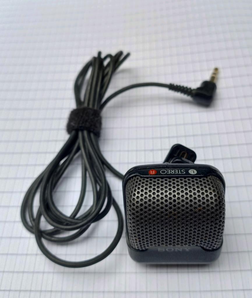 Sony ECM717 microphone condensateur stéréo, Enlèvement ou Envoi, Utilisé
