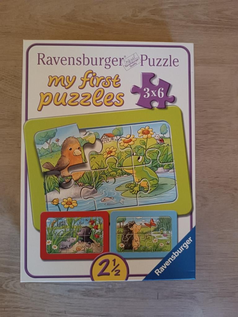 Ravensburger puzzel 3x6 my first puzzles, Ophalen