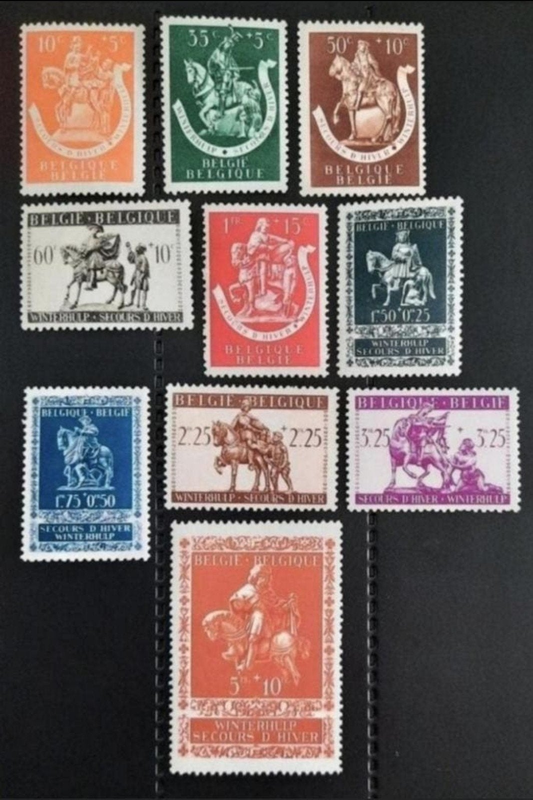 Belgique : COB 603/12 **  Secours d'hiver No 5 1942., Timbres & Monnaies, Timbres | Europe | Belgique, Sans timbre, Neuf, Enlèvement ou Envoi
