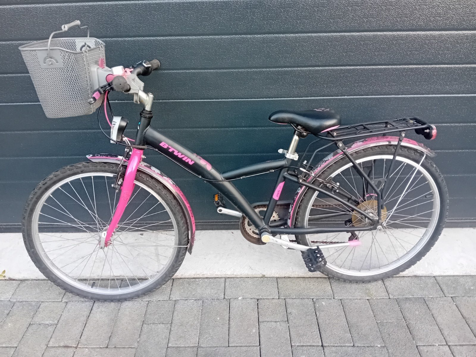 Meisjesfiets MTB Btwin 24inch 6speed Shimano🚴, Fietsen en Brommers, Gebruikt, Velgrem, Dames, Ophalen