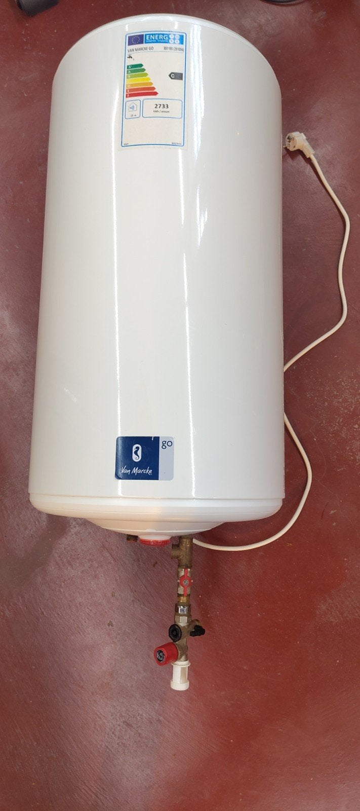 Elektrische boiler Van Marcke Go - 80l, Doe-het-zelf en Bouw, Chauffageketels en Boilers, Gebruikt, Boiler, 20 tot 100 liter, 3 t/m 5 jaar oud