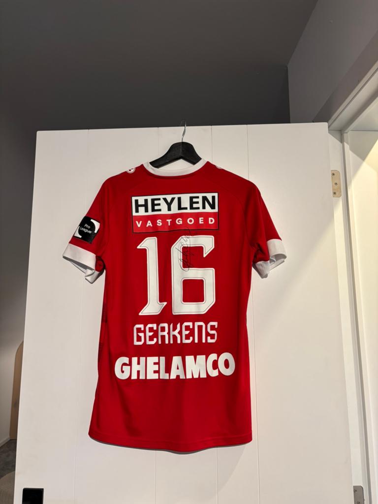 Gedragen + gesingeerd shirt Pieter Gerkens, Ophalen, Zo goed als nieuw, Shirt