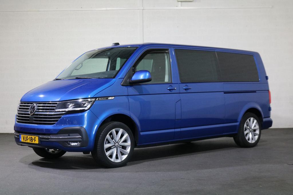 Volkswagen Transporter 2.0 TDI L2 H1 Bulli DC Automaat, Auto's, Automaat, Blauw, Diesel, 222 g/km