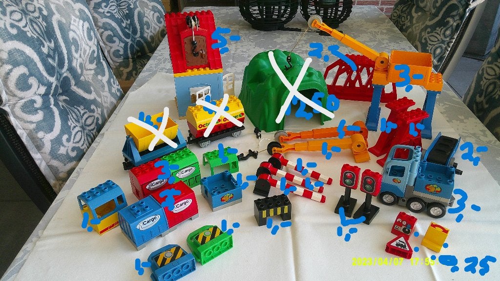 Duplo onderdelen trein of treinset., Enfants & Bébés, Enlèvement ou Envoi, Comme neuf, Accessoire, Duplo