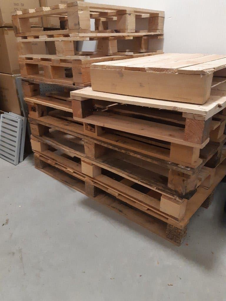 lot 10 palettes bois, Ophalen, Pallet