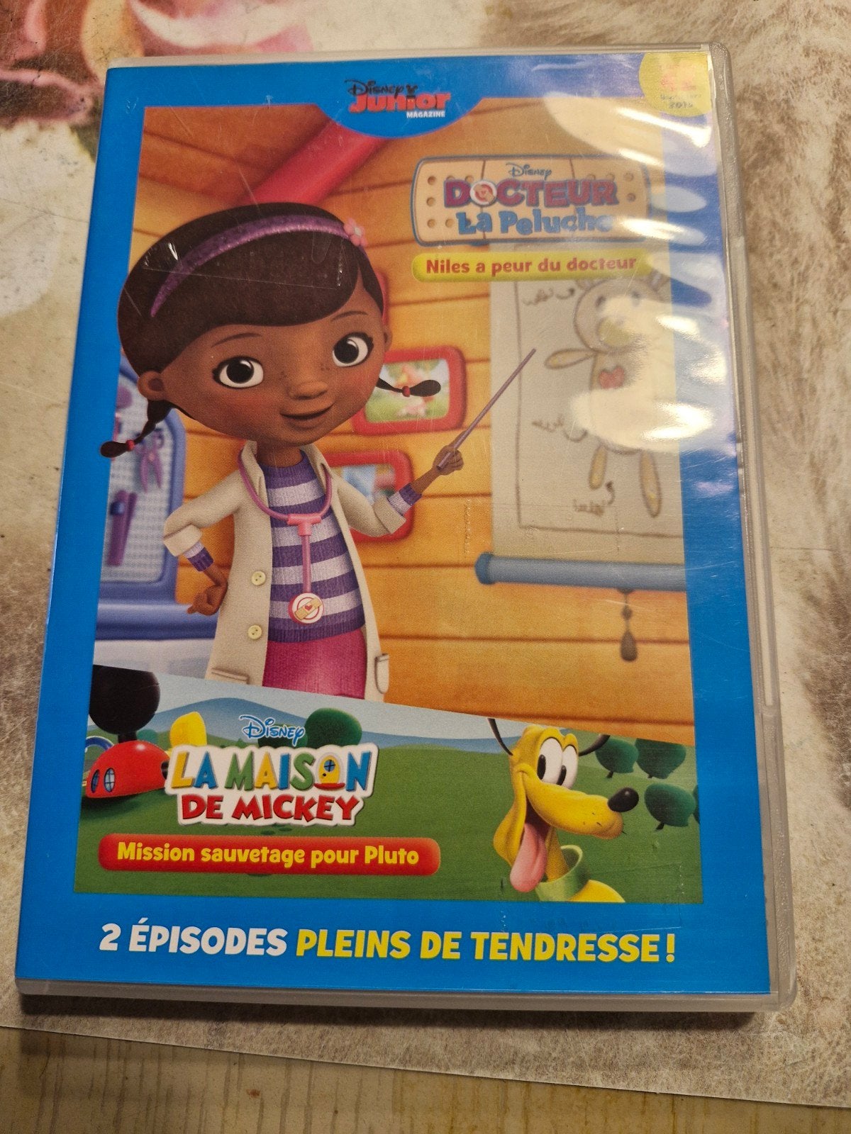 dvd disney docteur la peluche niels a peur du docteur en boe, Enlèvement ou Envoi, Comme neuf, Français