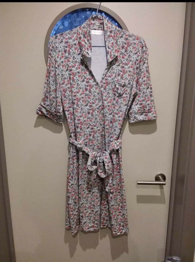 Pauline B. Bloemenprint Jurk - Zo goed als nieuw, Mt M, Kleding | Dames, Jurken, Maat 38/40 (M), Pauline B., Ophalen of Verzenden