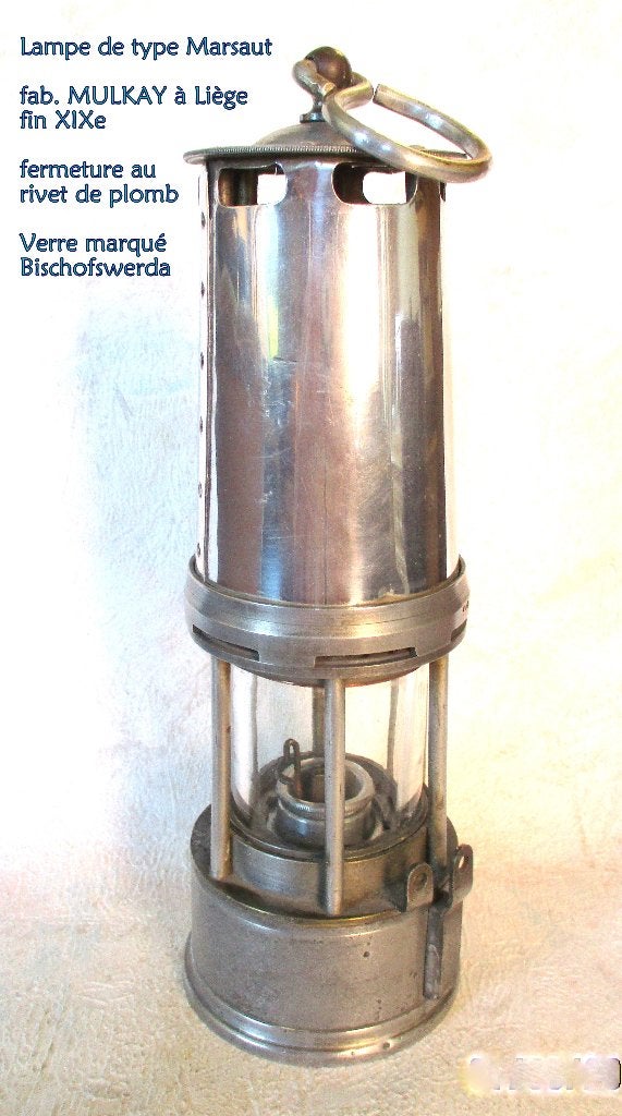 Lampe de mineur collection charbonnage mine, Envoi